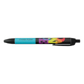 Rainboogdans Verticaal Zwarte Inkt Pen (Bodem)