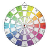 Rainboogdartboard 2 dartbord (Voorkant)