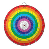 Rainboogdartboard Dartbord (Voorkant)