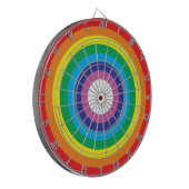 Rainboogdartboard Dartbord (Voorkant Links)