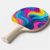 Rainboogdelving Tafeltennisbatje (Voorkant Gekanteld)