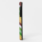 Rainboogdiagonaal vormgegeven strepen patroon Case-Mate iPhone case (Achterkant/links)