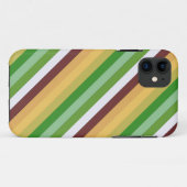 Rainboogdiagonaal vormgegeven strepen patroon Case-Mate iPhone case (Achterkant (horizontaal))