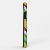 Rainboogdiagonaal vormgegeven strepen patroon Case-Mate iPhone case (Achterkant/rechts)