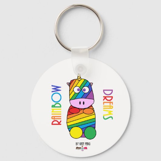 Rainboogdromen Moosicorns Sleutelhanger (Voorkant)