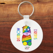 Rainboogdromen Moosicorns Sleutelhanger (Voorkant)