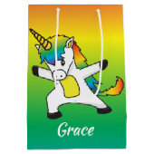 Rainboogeenheden De Dab doen en dansen Medium Cadeauzakje (Achterkant)