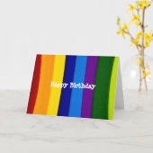 Rainboogfelende strepen kaart (Gele Bloem)