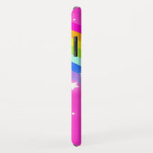Rainboogfelroze kinder draagtas Case-Mate iPhone case (Achterkant/rechts)