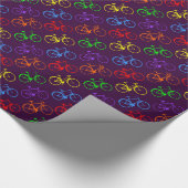Rainboogfietsen Cadeaupapier (Hoek)