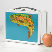 Rainboogforel 1 van Aspen Leaf (In situ)