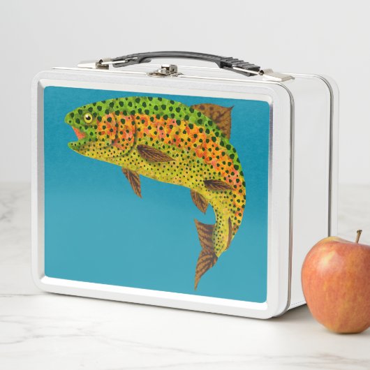 Rainboogforel 1 van Aspen Leaf (In situ)