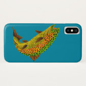 Rainboogforel 1 van Aspen Leaf Case-Mate iPhone Case (Achterkant (horizontaal))