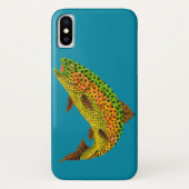 Rainboogforel 1 van Aspen Leaf Case-Mate iPhone Case (Achterkant)