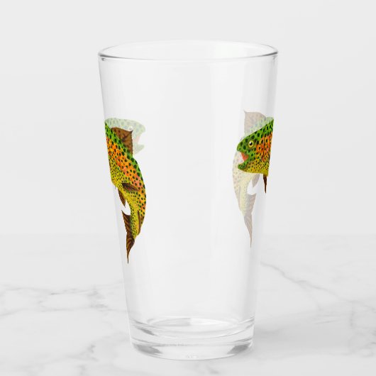 Rainboogforel 1 van Aspen Leaf Glas (Links)