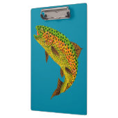 Rainboogforel 1 van Aspen Leaf Klembord (Links)