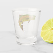 Rainboogforel 1 van Aspen Leaf Shot Glas (Achterkant)