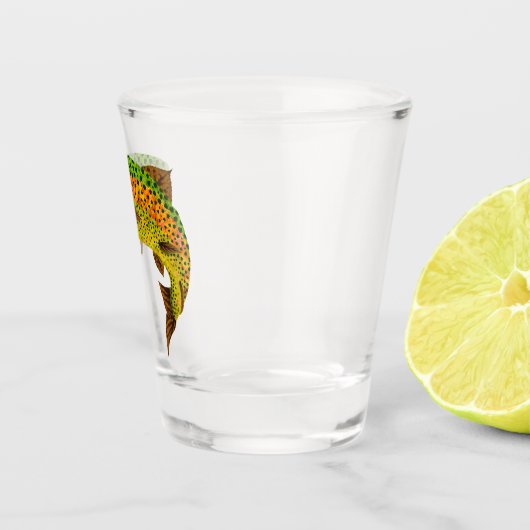 Rainboogforel 1 van Aspen Leaf Shot Glas (Rechts)