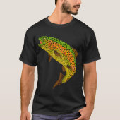 Rainboogforel 1 van Aspen Leaf T-shirt (Voorkant)