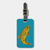 Rainboogforel 2 van Aspen Leaf Bagagelabel (Voorkant verticaal)