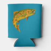 Rainboogforel 2 van Aspen Leaf Blikjeskoeler (Voorkant)