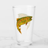 Rainboogforel 2 van Aspen Leaf Glas (Voorkant)