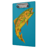 Rainboogforel 2 van Aspen Leaf Klembord (Links)