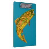 Rainboogforel 2 van Aspen Leaf Klembord (Rechts)