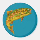 Rainboogforel 2 van Aspen Leaf Magneet (Voorkant)