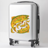 Rainboogforel 2 van Aspen Leaf Sticker (Koffer)