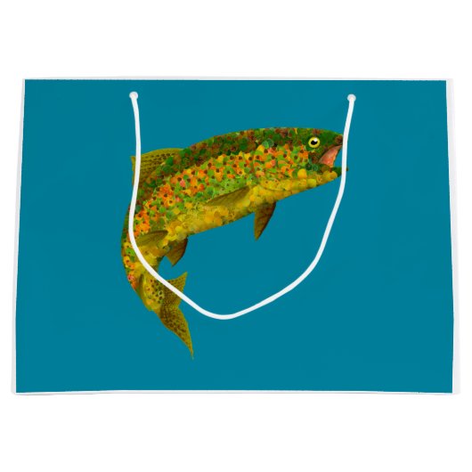 Rainboogforel 3 van Aspen Leaf Groot Cadeauzakje (Voorkant)