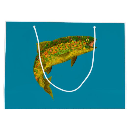 Rainboogforel 3 van Aspen Leaf Groot Cadeauzakje (Achterkant)