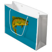 Rainboogforel 3 van Aspen Leaf Groot Cadeauzakje (Voorkant Gekanteld)