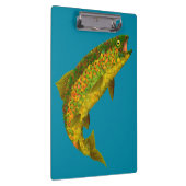 Rainboogforel 3 van Aspen Leaf Klembord (Rechts)