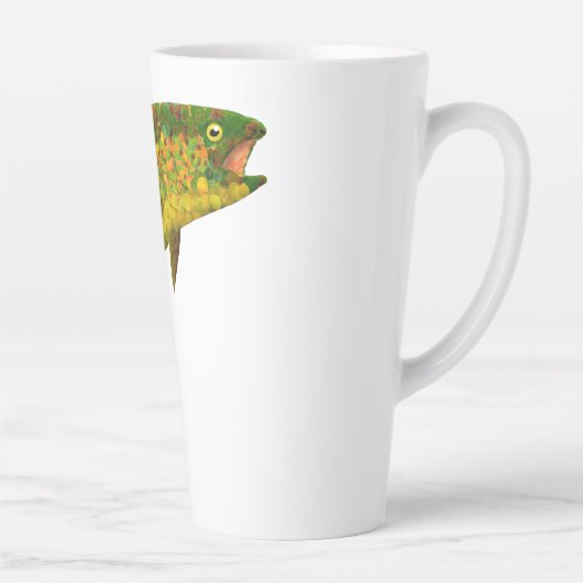 Rainboogforel 3 van Aspen Leaf Latte Mok (Rechts)