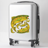 Rainboogforel 3 van Aspen Leaf Sticker (Koffer)