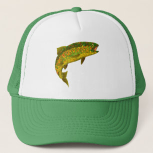 Rainboogforel 3 van Aspen Leaf Trucker Pet