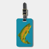 Rainboogforel 4 van Aspen Leaf Bagagelabel (Voorkant verticaal)