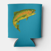 Rainboogforel 4 van Aspen Leaf Blikjeskoeler (Voorkant)