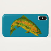 Rainboogforel 4 van Aspen Leaf Case-Mate iPhone Case (Achterkant (horizontaal))