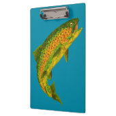 Rainboogforel 4 van Aspen Leaf Klembord (Links)