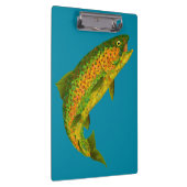 Rainboogforel 4 van Aspen Leaf Klembord (Rechts)