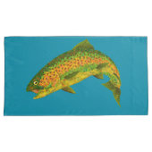 Rainboogforel 4 van Aspen Leaf Kussensloop (Voorkant-Rechts)