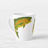 Rainboogforel 4 van Aspen Leaf Latte Mok (Linkerhoek)