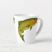 Rainboogforel 4 van Aspen Leaf Latte Mok (Rechterhoek)