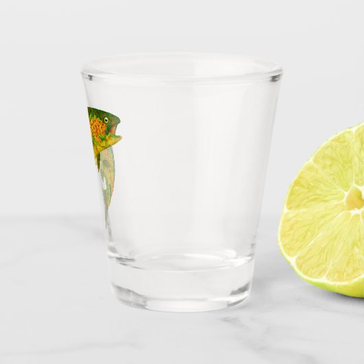 Rainboogforel 4 van Aspen Leaf Shot Glas (Rechts)