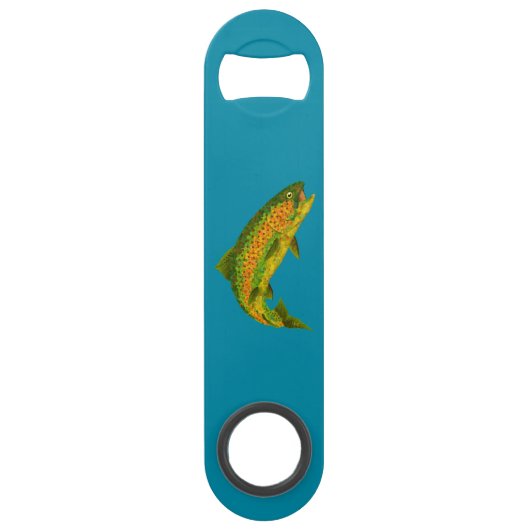 Rainboogforel 4 van Aspen Leaf Speed Flessenopener (Voorkant)