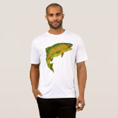 Rainboogforel 4 van Aspen Leaf T-shirt (Voorkant volledig)