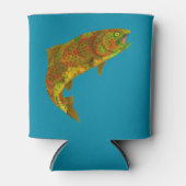 Rainboogforel 6 van Aspen Leaf Blikjeskoeler (Voorkant)