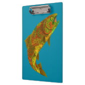 Rainboogforel 6 van Aspen Leaf Klembord (Links)